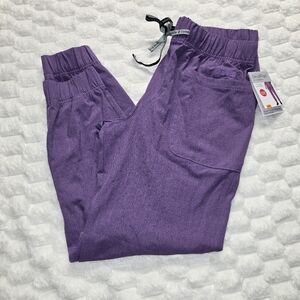 Womens Scrub Pants purple new with tags size M